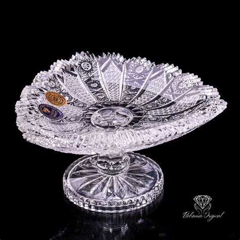 Beautiful Crystal Bowl L 155 Mm Bohemia Crystal Original Crystal From Czech Republic