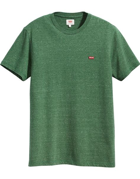 Levis Original Hm Retro Tri Blend Marl T Shirt In Patch Eden