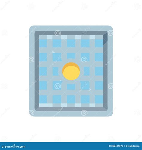 Icon of Skylight for Natural Ventilation Stock Illustration