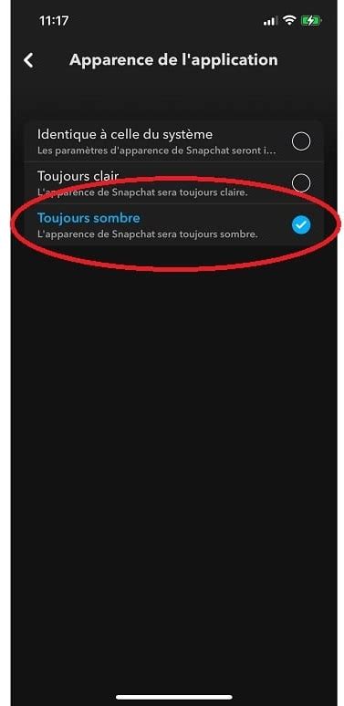 Comment Mettre Snapchat En Noir Mode Sombre En Android Iphone