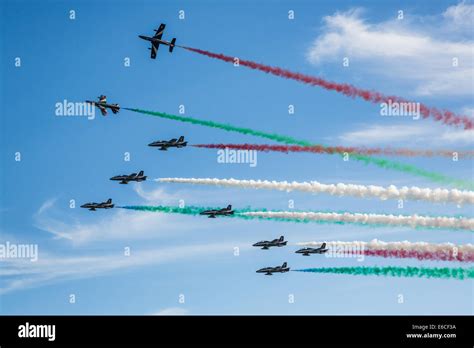 The Frecce Tricolori Officially Known As The 313 Gruppo Addestramento