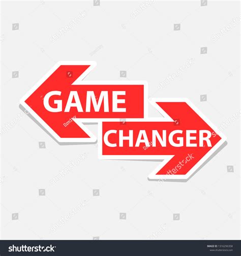 Game Changer Sign Clipart Image Isolated Stock Vector (Royalty Free ...