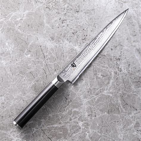 Shun Cuberter A Cuchillo De Cocina Cl Sico Dentado De Pulgadas