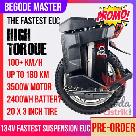 Jual Begode Master 134V EUC Suspensi Electric Unicycle Scooter Roda