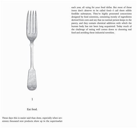 Food Rules Diagram Quizlet