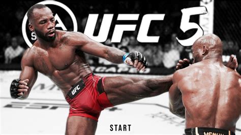 Custom Ufc 5 Covers And Start Screens R Easportsufc