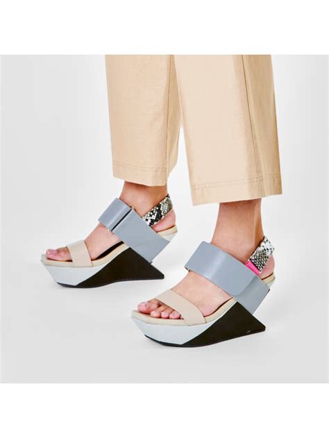 United Nude Sandały Delta Wedge Sandal 10413636149 Kolorowy Modivo pl