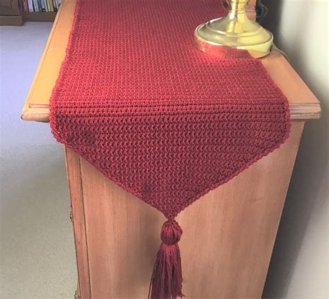 Crochet Table Runner Pattern Crochet Home Decor Crochet For Etsy