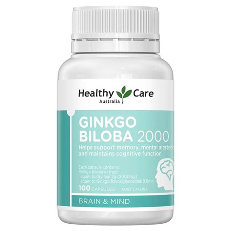 Thuốc Bổ Não Ginkgo Biloba Của Úc 2000 Mẫu Mới 2021 Viên Uống Bổ Não