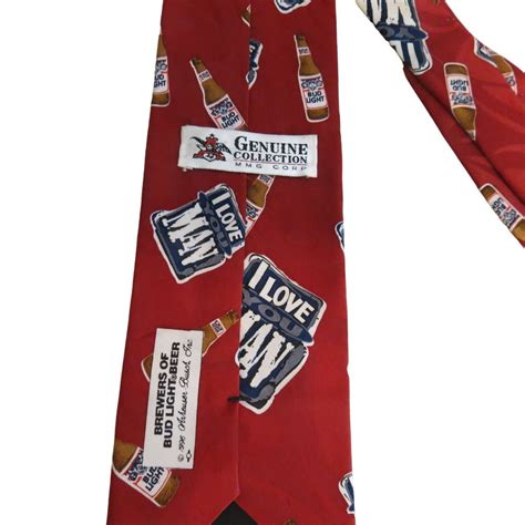 Budweiser Bud Light Beer I Love You Man Mens Tie Ad Gem