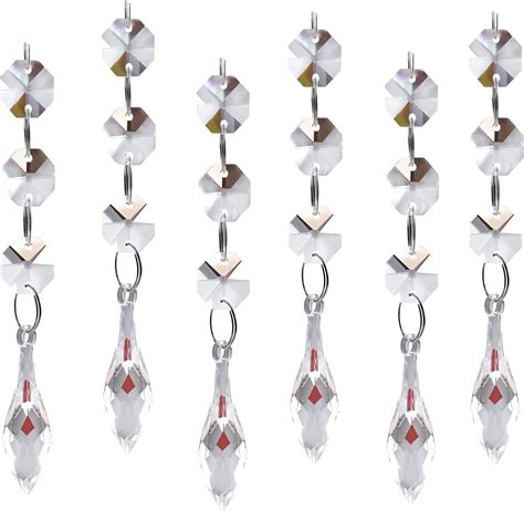 Cuentas De Cristal Colgantes De Acr Lico Para Guirnalda De Candelabros