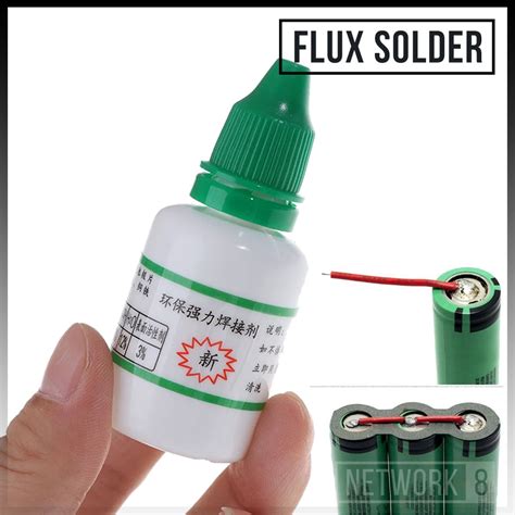 Flux Stainless Steel Perekat Solder Soldering Nikel Nickel Plat Kabel