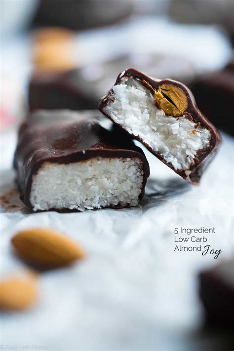 Homemade Paleo Almond Joy Bars Food Faith Fitness