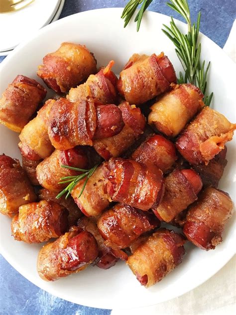 Maple Dijon Bacon Wrapped Smoked Sausage My Casual Pantry