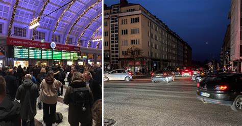 Stort Str Mavbrott I Stockholm Stoppade Tunnelbanan Svt Nyheter