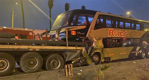 Surco Un Muerto Y M S De Heridos Deja Choque De Bus Interprovincial