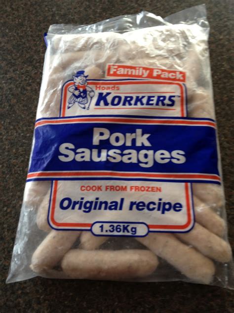 Anns Food Diary Korker Sausages