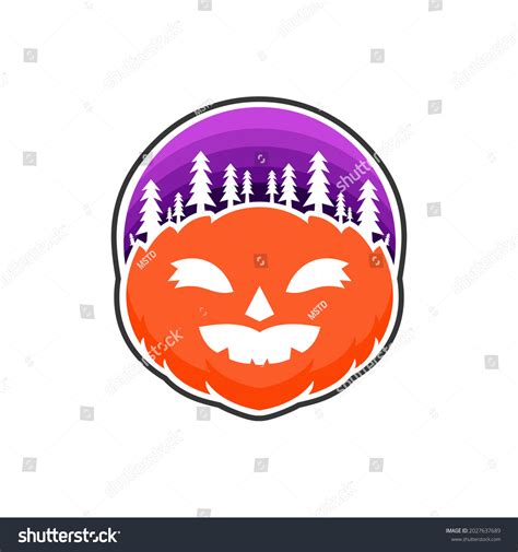 Halloween Pumpkin Logo Design Vector Stock Vector (Royalty Free) 2027637689 | Shutterstock