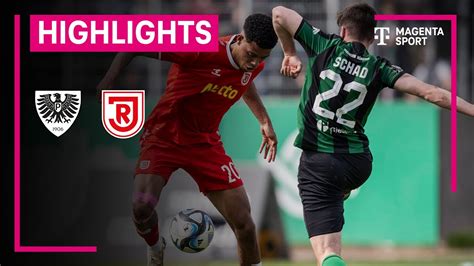 SC Preußen Münster SSV Jahn Regensburg Highlights 3 Liga MAGENTA