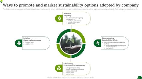 Sustainability Options To Promote Powerpoint Ppt Template Bundles PPT