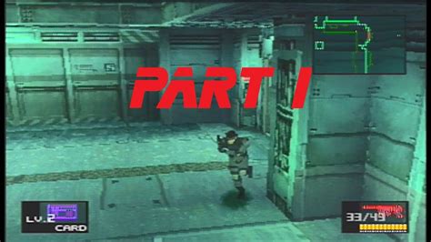 Lets Play Metal Gear Solid 1998 Original Playstation Version Part