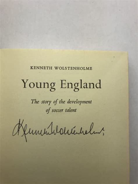 Kenneth Wolstenholme Young England Signed First Edition 1959