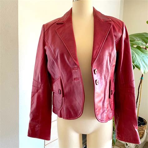 Guess Jackets Coats Vintage Guess Leather Jacket Poshmark