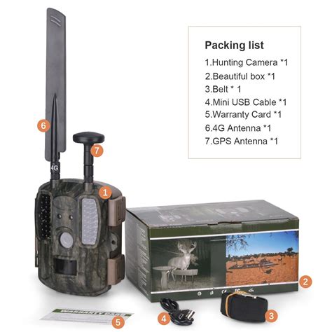 Gps Hunting Trail Camera Bl Lp Scouting Wildlife Hunter Camera G G