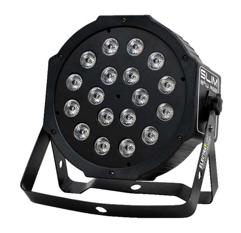 Projecteur PAR Led 18 X 3W RGB Slim 6 Canaux DMX Et Musical Prozic