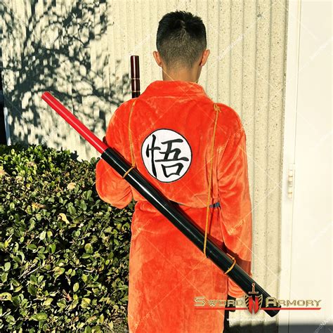 405” Kid Goku Foam Power Pole Staff Back Scabbard Fantasy Anime