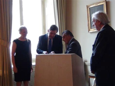 The Raoul Wallenberg Centennial Medal” To Gordon Brown The