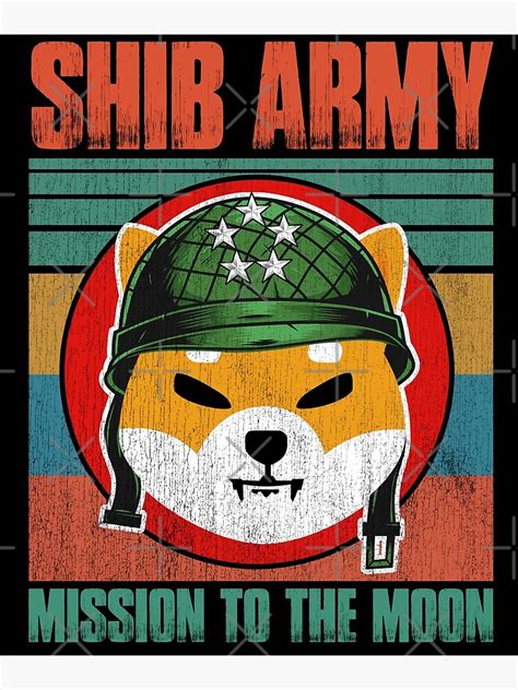 Shib Army Shiba Inu Coin Mission To The Moon Token Cryptocurrency