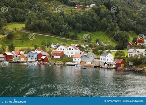 Village in Norway stock photo. Image of nordic, scandinavia - 109979820