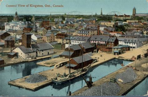 Early 1900s Kingston Harbour Kingston Ontario Posters Canada Ontario