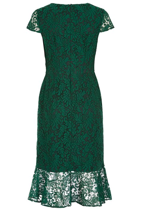 Peplum Lace Dress