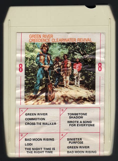 Creedence Clearwater Revival Green River 1969 Ampex Fantasy A33 8 Track Tape