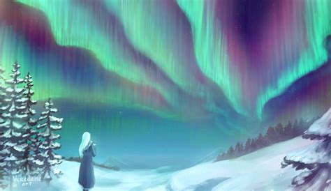 Aurora borealis by Veredene on DeviantArt