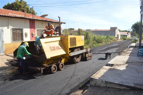 Infraestrutura Prefeitura De Caxias Ma Inicia Asfaltamento De Ruas