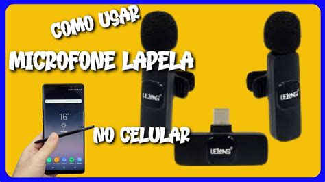 Como Usar O Microfone De Lapela YouTube