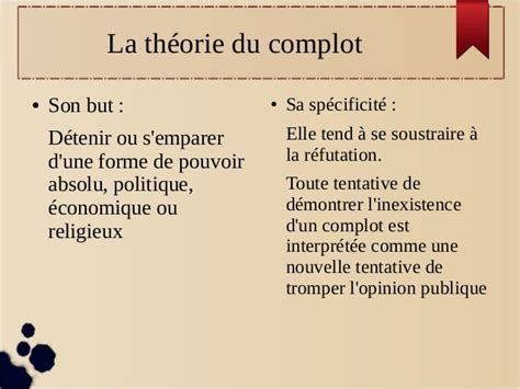 La Théorie Du Complot