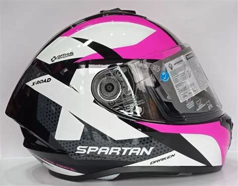 Casco Moto Spartan Draken Certificado Ece2205 Mujer Dama