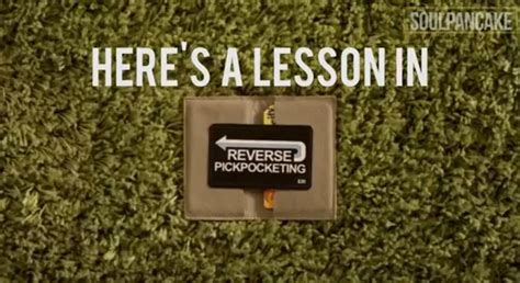 paying    reverse pick pocket video