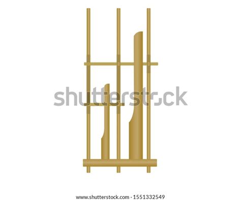 Angklung Traditional Music Jawa Barat Stock Vector (Royalty Free ...