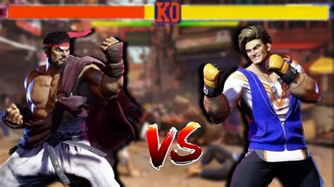 Ryu Vs Luke Fight Street Fighter 6 Youtube