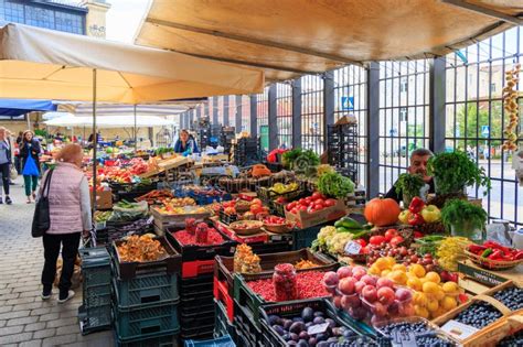 Vilnius Market And X22halle Editorial Stock Image Image Of Gallery