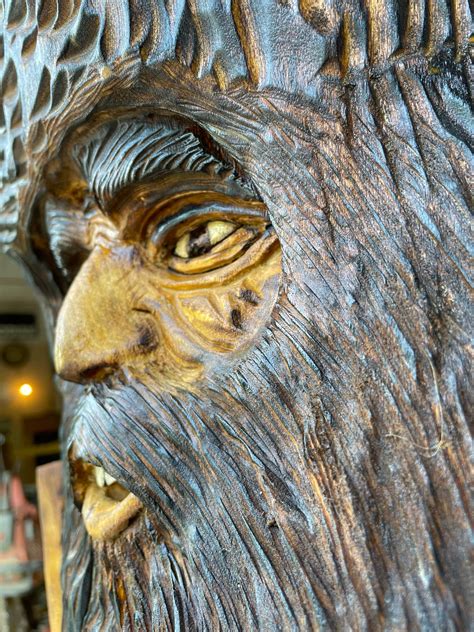 Mountain Man Chainsaw Carving Cigar Store Indian Etsy