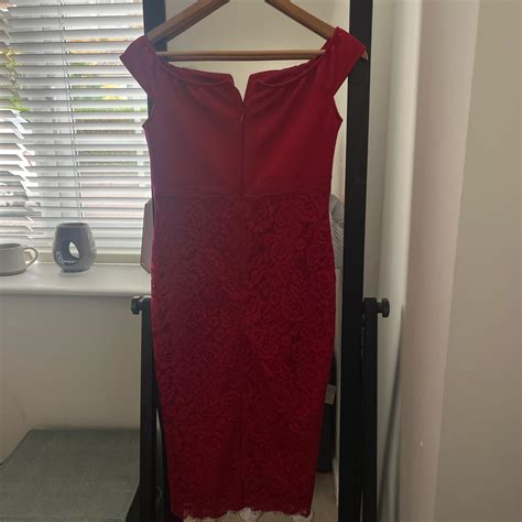 Ax Paris Womens Red Dress Depop