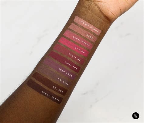 Ruby Kisses Forever Matte Liquid Lipstick Cocoa Swatches