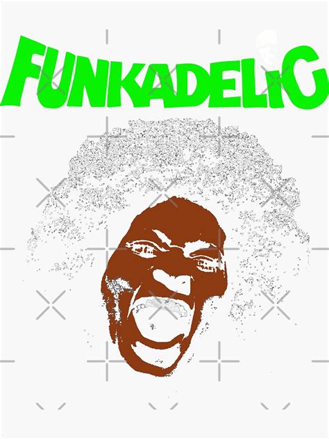 Funkadelic Rock Band Maggot Brain Art Sticker For Sale By