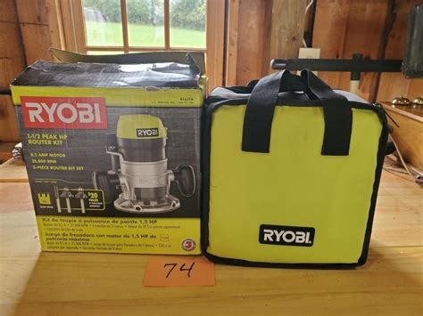 Ryobi Router Kit | Live and Online Auctions on HiBid.com